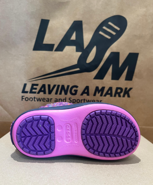 Sandalia botas de invierno Crocs Kids' Crocband LodgePoint Graphic Boot estampado Floral