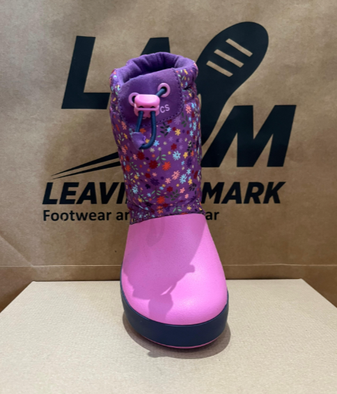 Sandalia botas de invierno Crocs Kids' Crocband LodgePoint Graphic Boot estampado Floral